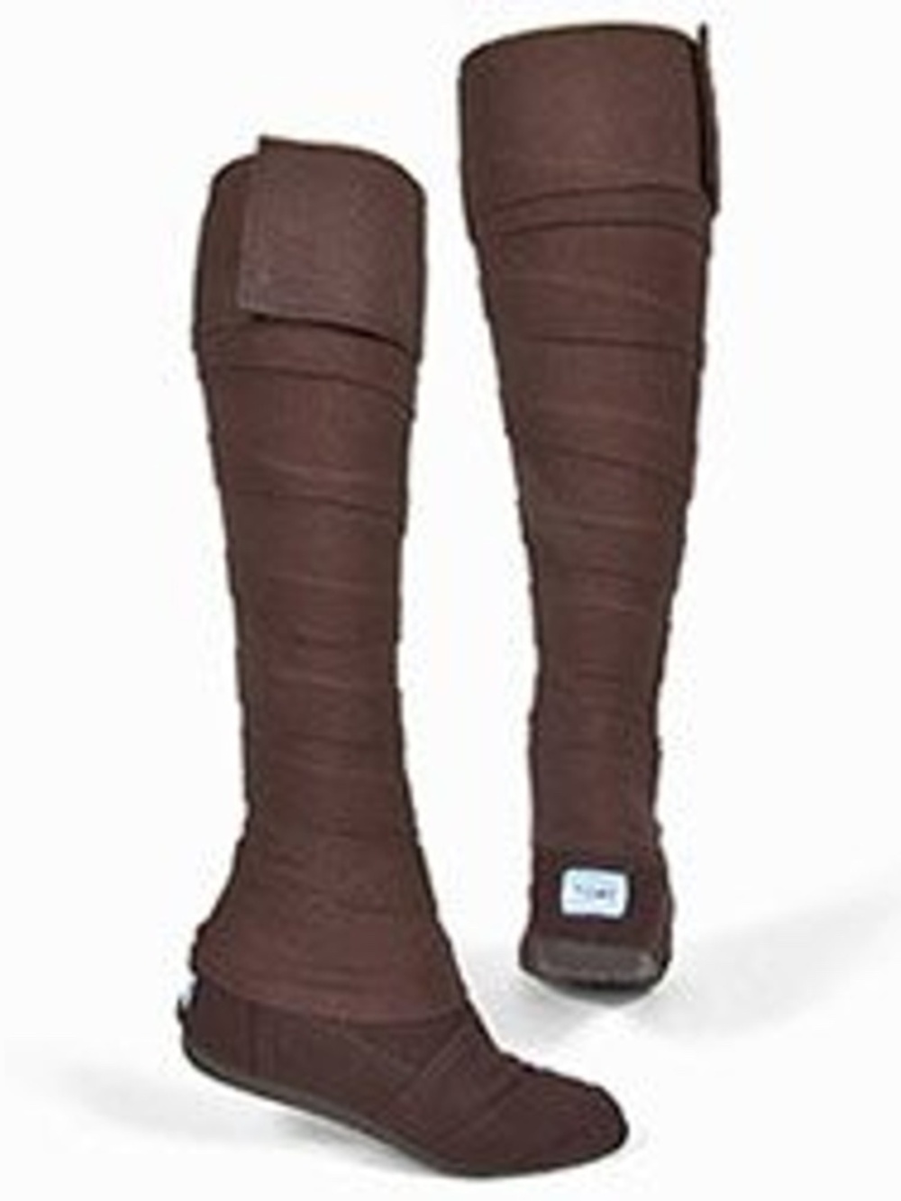 TOMS BROWN WRAP BOOTS SIZE 8